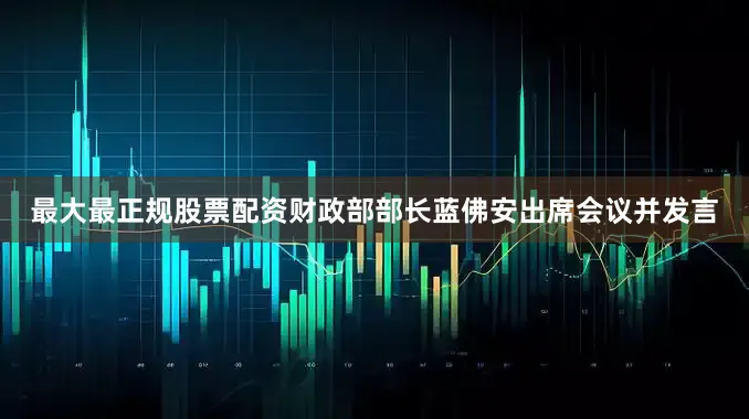 最大最正规股票配资财政部部长蓝佛安出席会议并发言